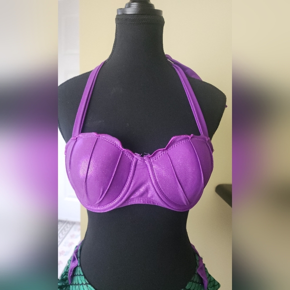 NEW Disney The Little Mermaid Ariel Cosplay Bikini Set - Picture 8 of 16